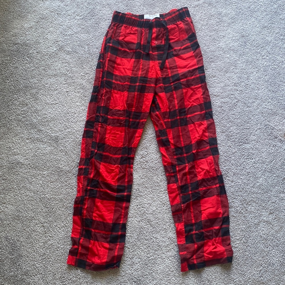 Red Plaid Christmas Pajama Pants